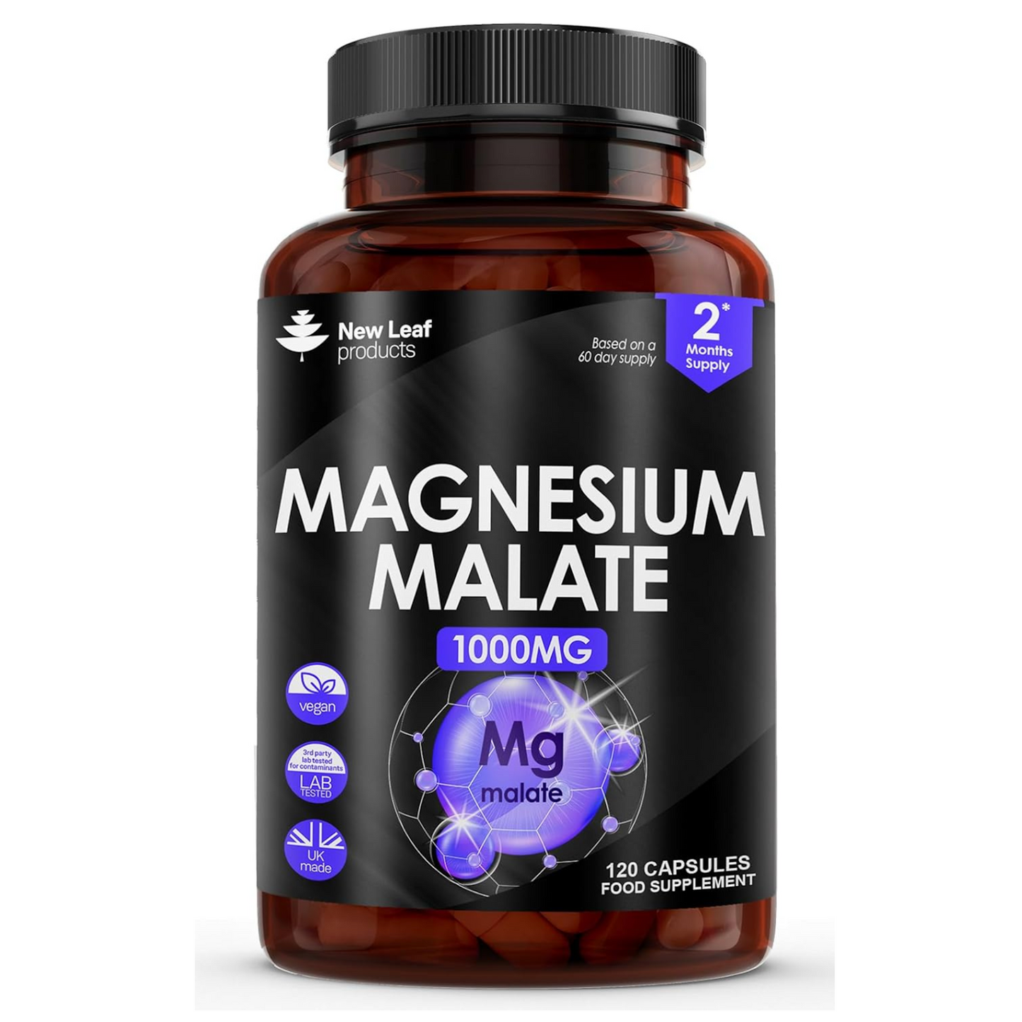 Magnesium Malate 120 Capsules
